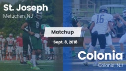 Matchup: St. Joseph vs. Colonia  2018
