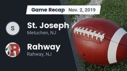 Recap: St. Joseph  vs. Rahway  2019