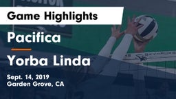 Pacifica  vs Yorba Linda  Game Highlights - Sept. 14, 2019