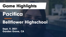 Pacifica  vs Bellflower Highschool Game Highlights - Sept. 9, 2021