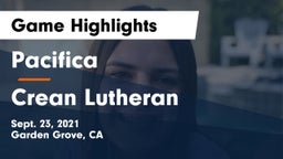 Pacifica  vs Crean Lutheran  Game Highlights - Sept. 23, 2021