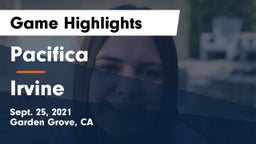 Pacifica  vs Irvine  Game Highlights - Sept. 25, 2021