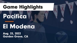 Pacifica  vs El Modena  Game Highlights - Aug. 23, 2022