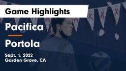 Pacifica  vs Portola  Game Highlights - Sept. 1, 2022