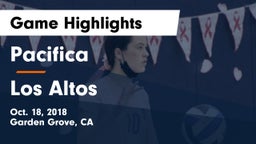 Pacifica  vs Los Altos  Game Highlights - Oct. 18, 2018