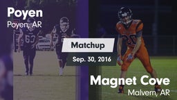 Matchup: Poyen  vs. Magnet Cove  2016