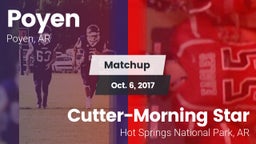 Matchup: Poyen  vs. Cutter-Morning Star  2017