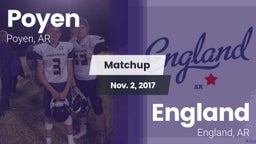 Matchup: Poyen  vs. England  2017