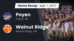 Recap: Poyen  vs. Walnut Ridge  2017