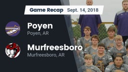 Recap: Poyen  vs. Murfreesboro  2018