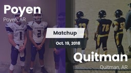 Matchup: Poyen  vs. Quitman  2018