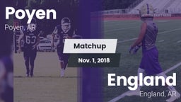 Matchup: Poyen  vs. England  2018