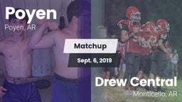 Matchup: Poyen  vs. Drew Central  2019