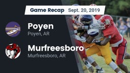 Recap: Poyen  vs. Murfreesboro  2019