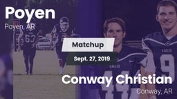 Matchup: Poyen  vs. Conway Christian  2019