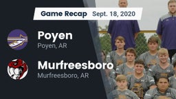 Recap: Poyen  vs. Murfreesboro  2020