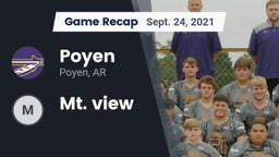 Recap: Poyen  vs. Mt. view 2021