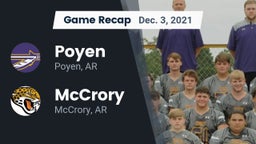 Recap: Poyen  vs. McCrory  2021