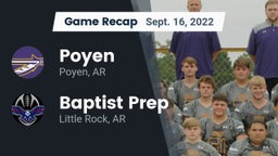 Recap: Poyen  vs. Baptist Prep  2022