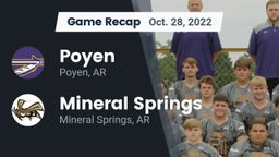 Recap: Poyen  vs. Mineral Springs  2022