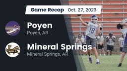 Recap: Poyen  vs. Mineral Springs  2023
