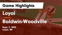 Loyal  vs Baldwin-Woodville  Game Highlights - Sept. 9, 2023