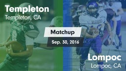 Matchup: Templeton vs. Lompoc  2016