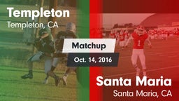 Matchup: Templeton vs. Santa Maria  2016