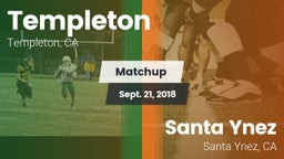 Matchup: Templeton vs. Santa Ynez  2018