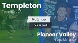 Matchup: Templeton vs. Pioneer Valley  2018