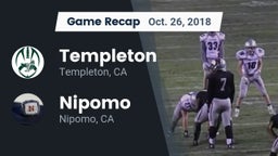 Recap: Templeton  vs. Nipomo  2018