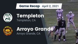 Recap: Templeton  vs. Arroyo Grande  2021
