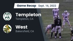 Recap: Templeton  vs. West  2022
