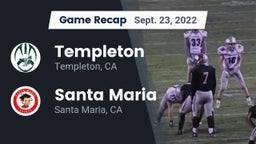 Recap: Templeton  vs. Santa Maria  2022