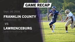 Recap: Franklin County  vs. Lawrenceburg  2016