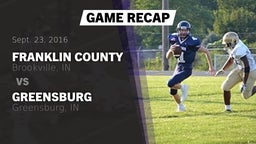 Recap: Franklin County  vs. Greensburg  2016
