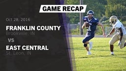 Recap: Franklin County  vs. East Central  2016