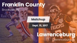 Matchup: Franklin County vs. Lawrenceburg  2017