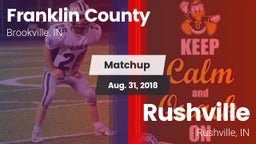 Matchup: Franklin County vs. Rushville  2018