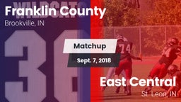 Matchup: Franklin County vs. East Central  2018