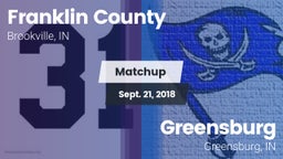 Matchup: Franklin County vs. Greensburg  2018