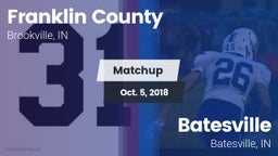 Matchup: Franklin County vs. Batesville  2018