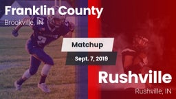 Matchup: Franklin County vs. Rushville  2019