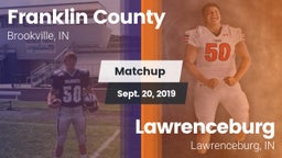 Matchup: Franklin County vs. Lawrenceburg  2019