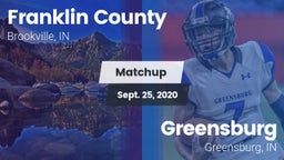 Matchup: Franklin County vs. Greensburg  2020