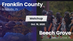 Matchup: Franklin County vs. Beech Grove  2020