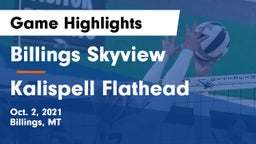Billings Skyview  vs Kalispell Flathead  Game Highlights - Oct. 2, 2021
