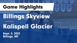 Billings Skyview  vs Kalispell Glacier  Game Highlights - Sept. 3, 2022