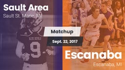 Matchup: Sault Area vs. Escanaba  2017