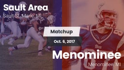 Matchup: Sault Area vs. Menominee  2017